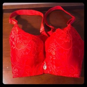 38 DD never worn red bra.